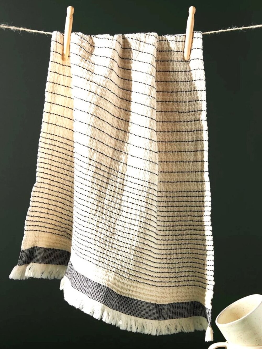 NEW Anthropology Peyton Oversized Waffle Dish Towel